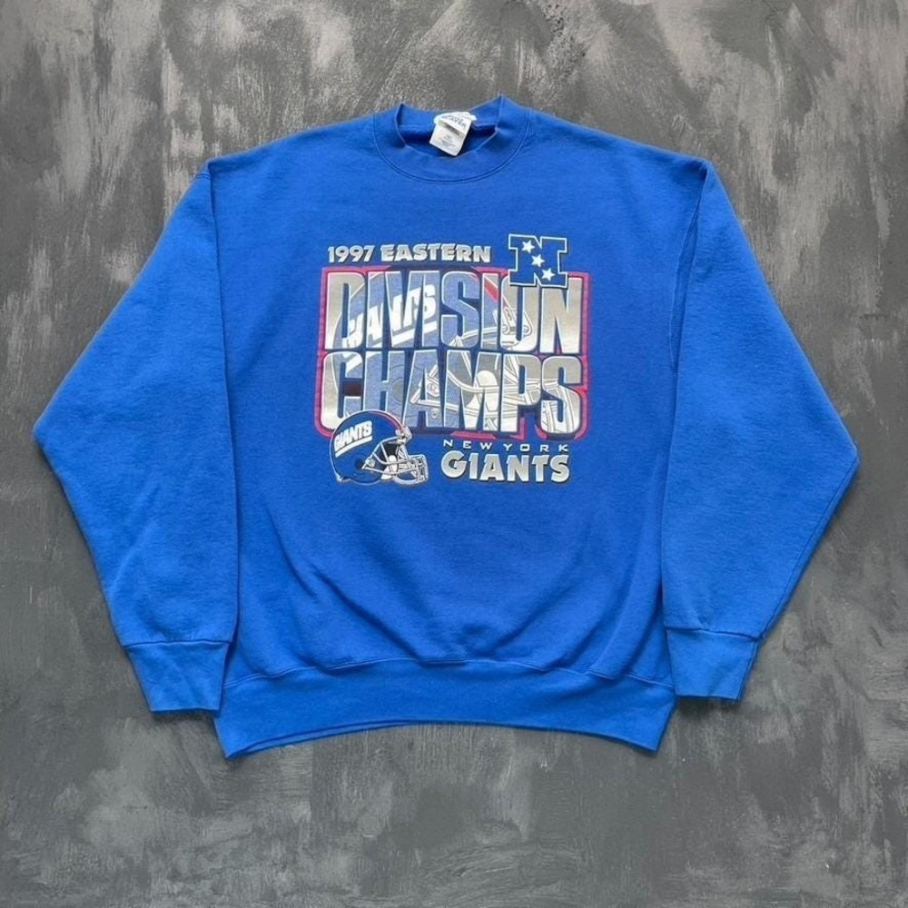 Vintage 1997 Division Champs Sweatshirt Mens XXL Blue 1990s Pro Player